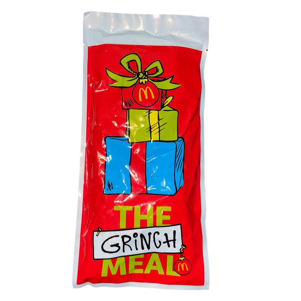 McDonald’s Grinch Meal Christmas socks (New & Sealed)